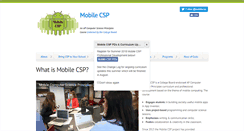 Desktop Screenshot of mobile-csp.org