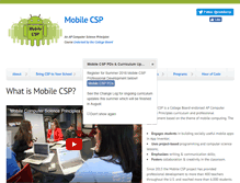 Tablet Screenshot of mobile-csp.org